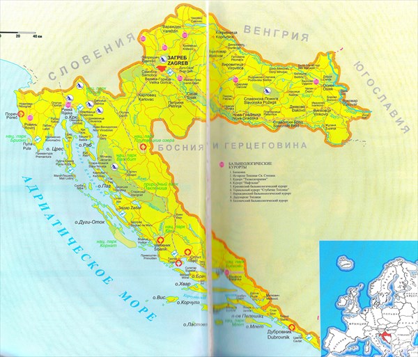 183-Карта Хорватии